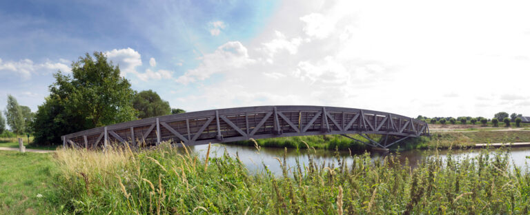 houten vakwerkbrug Engbergen